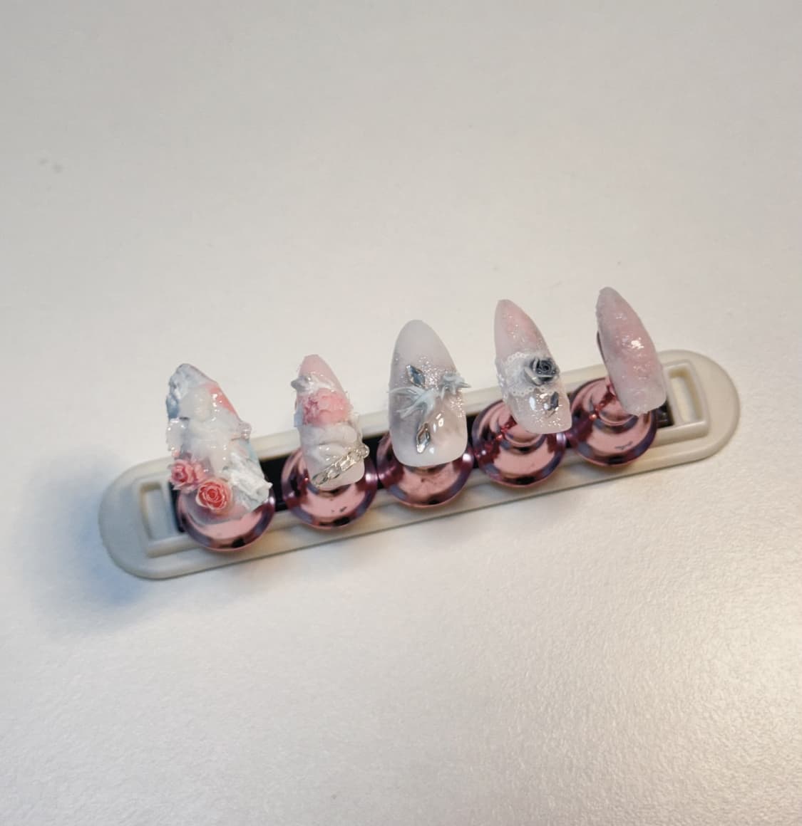 빈티지 로맨스 수제 네일 상품이미지4