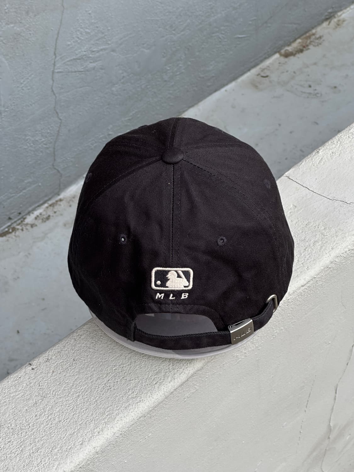 [F] MLB 엠엘비 뉴욕메츠 로고 차콜그레이 볼캡 모자 상품이미지4