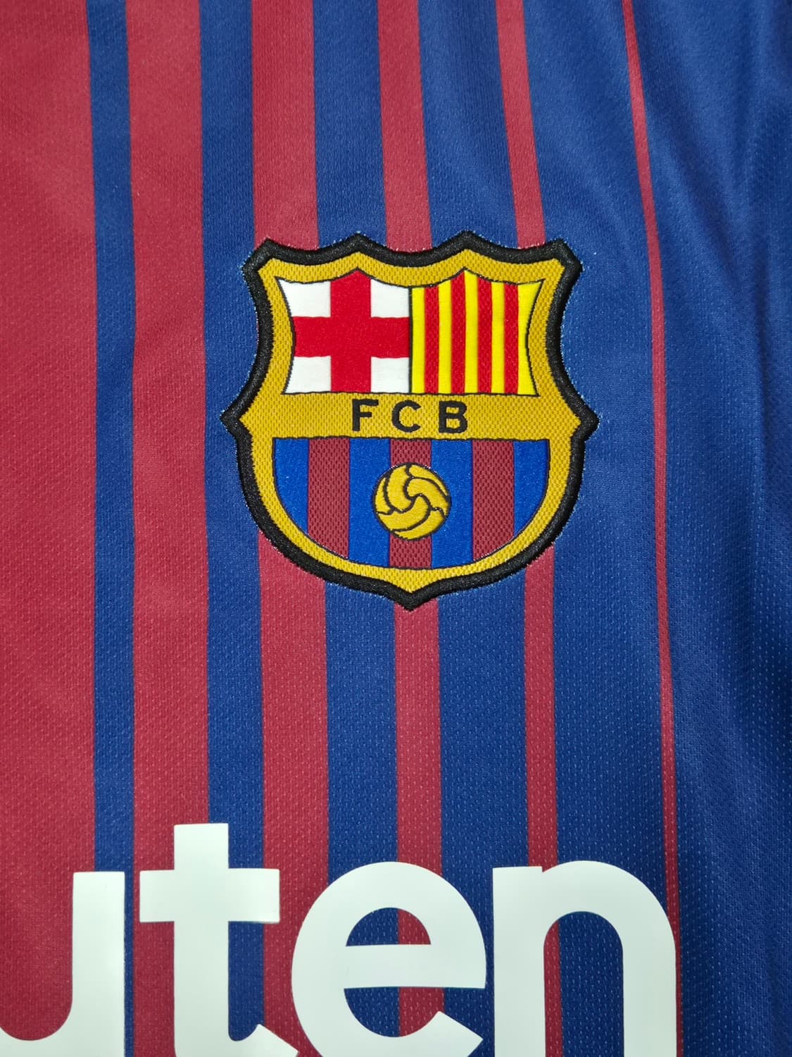 17-18 바르셀로나 홈 이니에스타 마지막 시즌 유니폼 M사이즈 상품이미지4