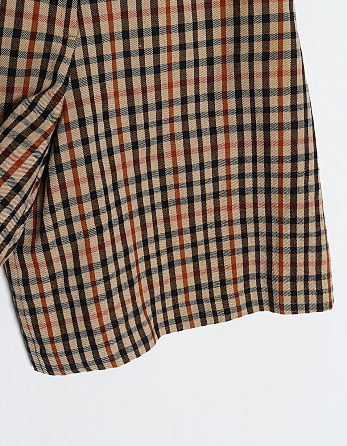DAKS Check Wool Wide Shorts (27) 상품이미지4