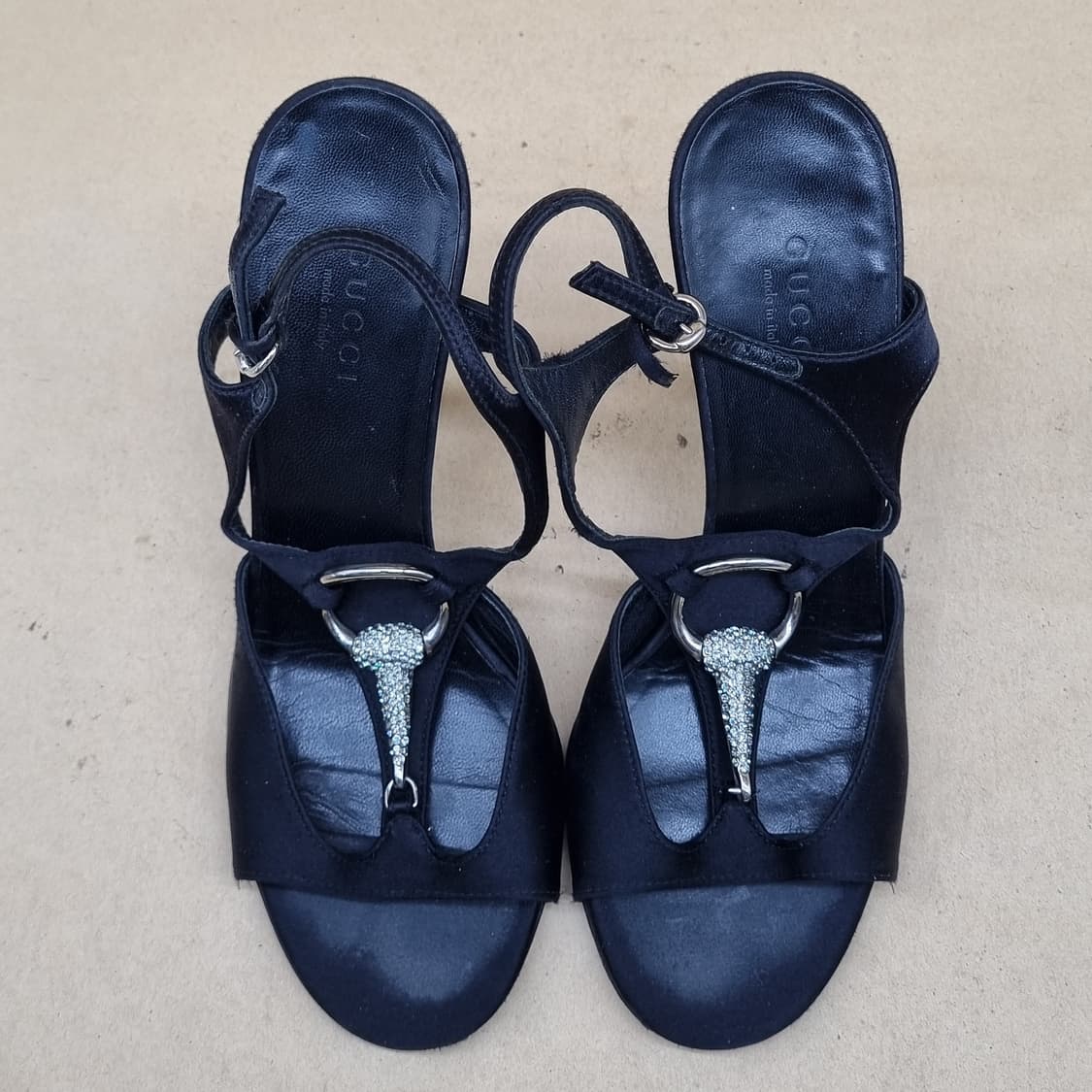 구찌 힐샌들35 220 굽11 상품이미지2