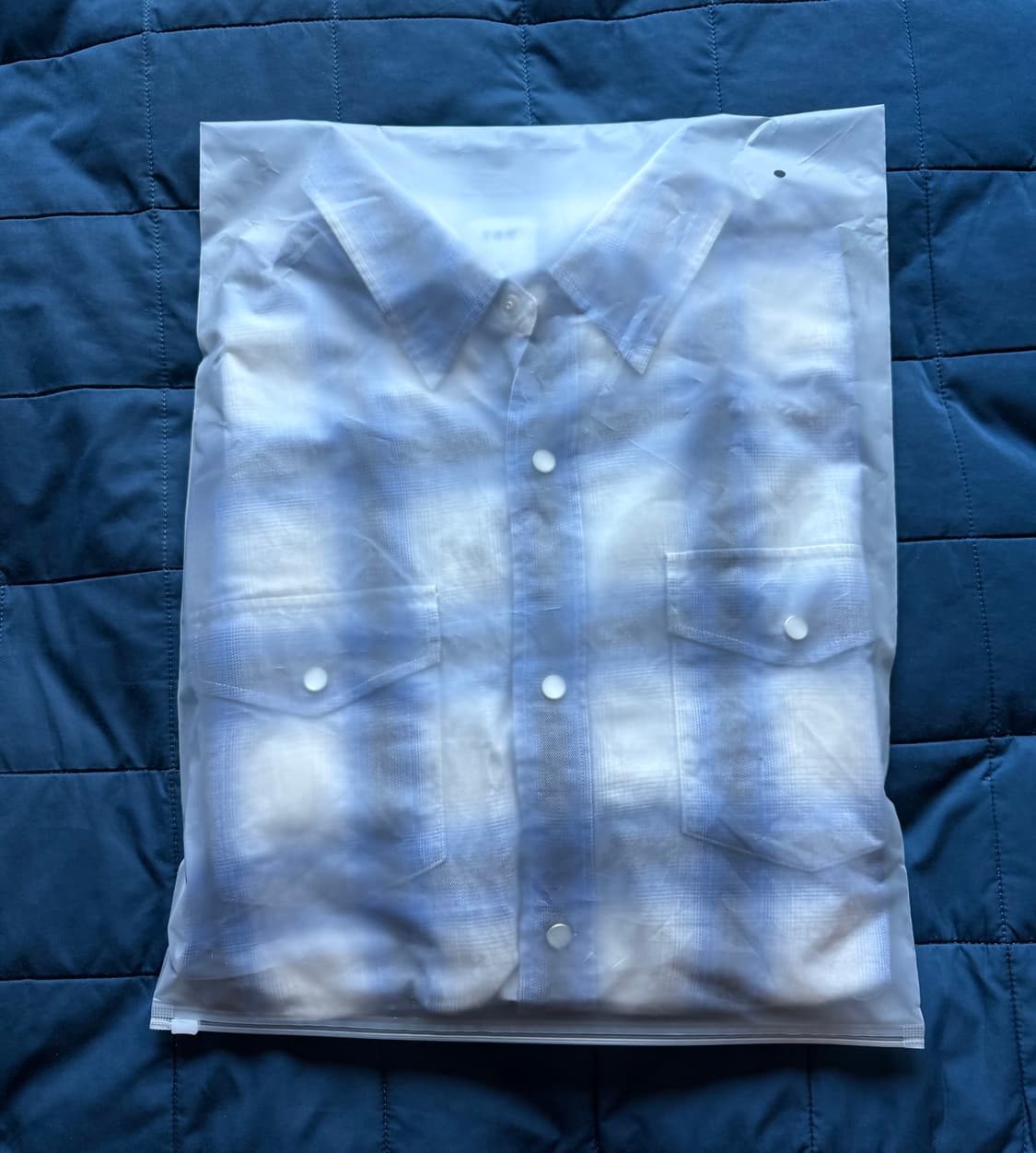 블라인드파일즈 옴브레셔츠 블루 (1) 상품이미지1