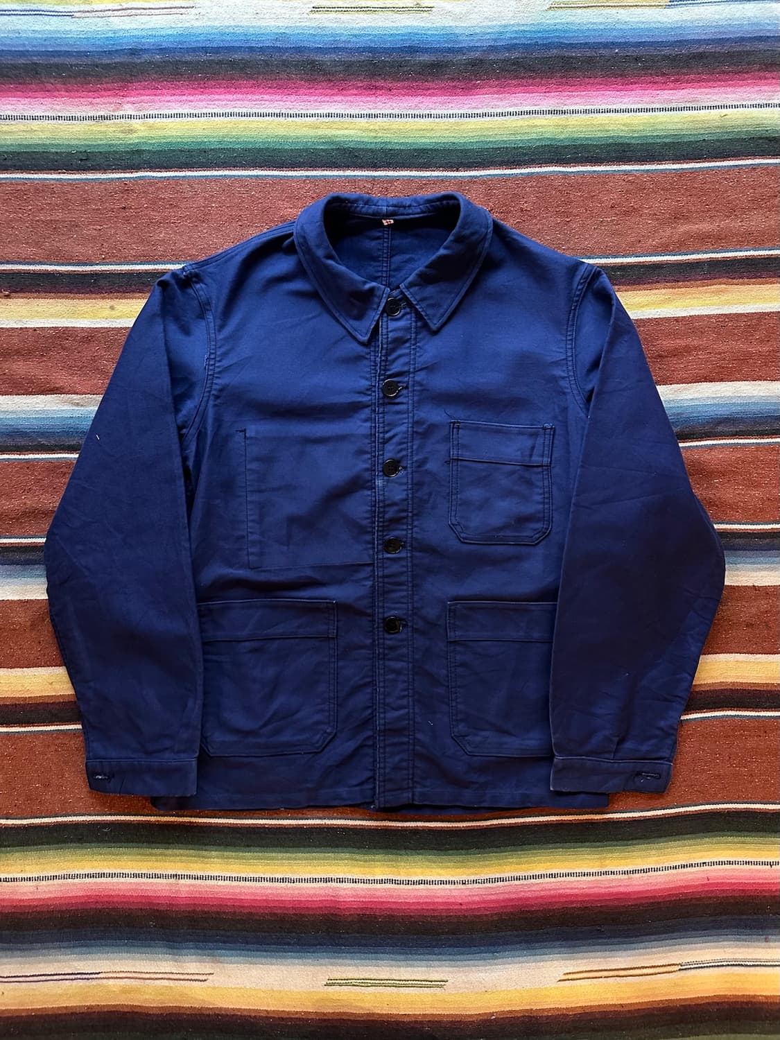 60s 아돌프라퐁 몰스킨 프렌치 워크 자켓 상품이미지1