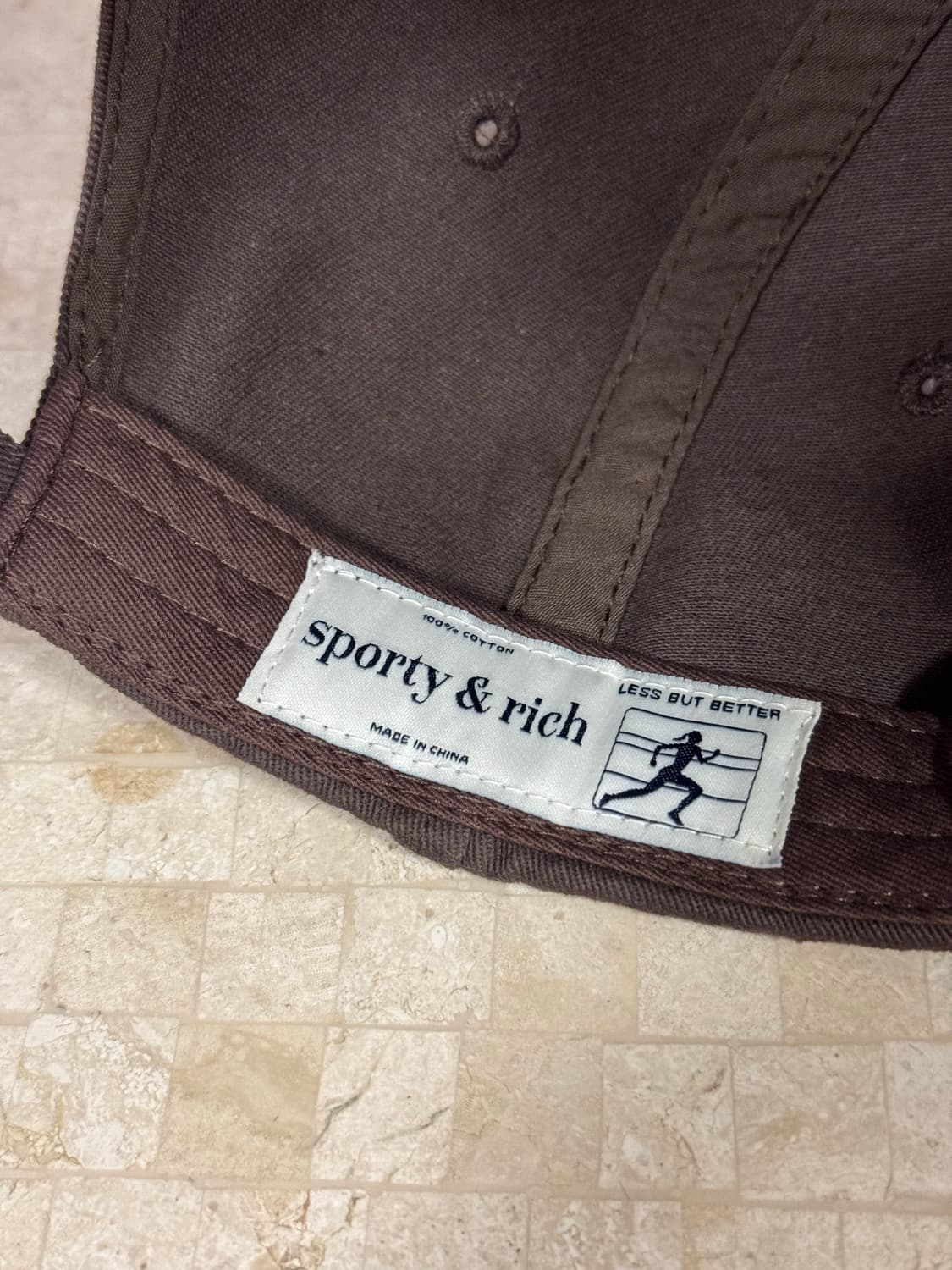 스포티앤리치 브라운 볼캡 상품이미지3