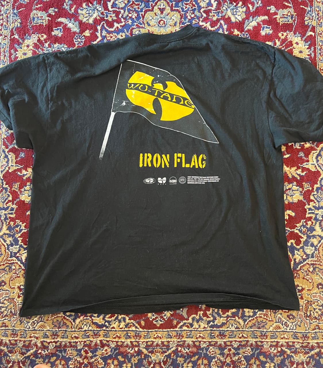 [3xl] 2001 Wu-tang official rap tshirts 상품이미지2