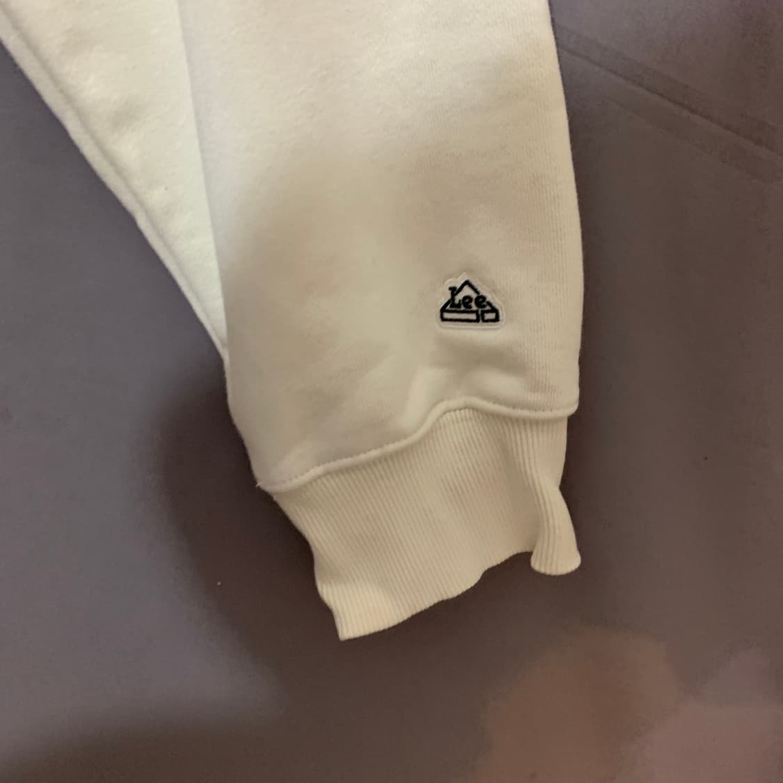 XL LEE 리 스몰 트위치 자수 오버핏 후드티 상품이미지4