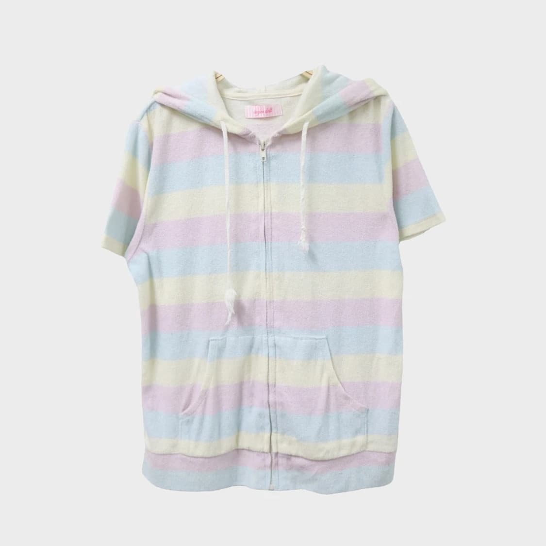 SUGAR DOLL 반팔 후드 집업 66436 상품이미지1