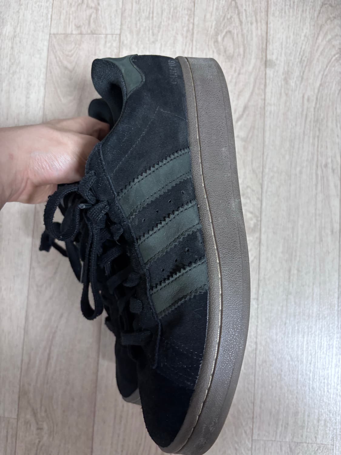 아디다스 캠퍼스 00s 블랙 280 팝니다. 상품이미지2