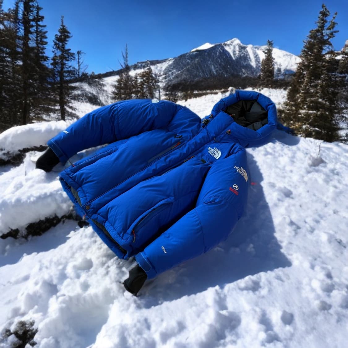 노스페이스 히말라야 블루 대장급 새상품급 상품이미지1
