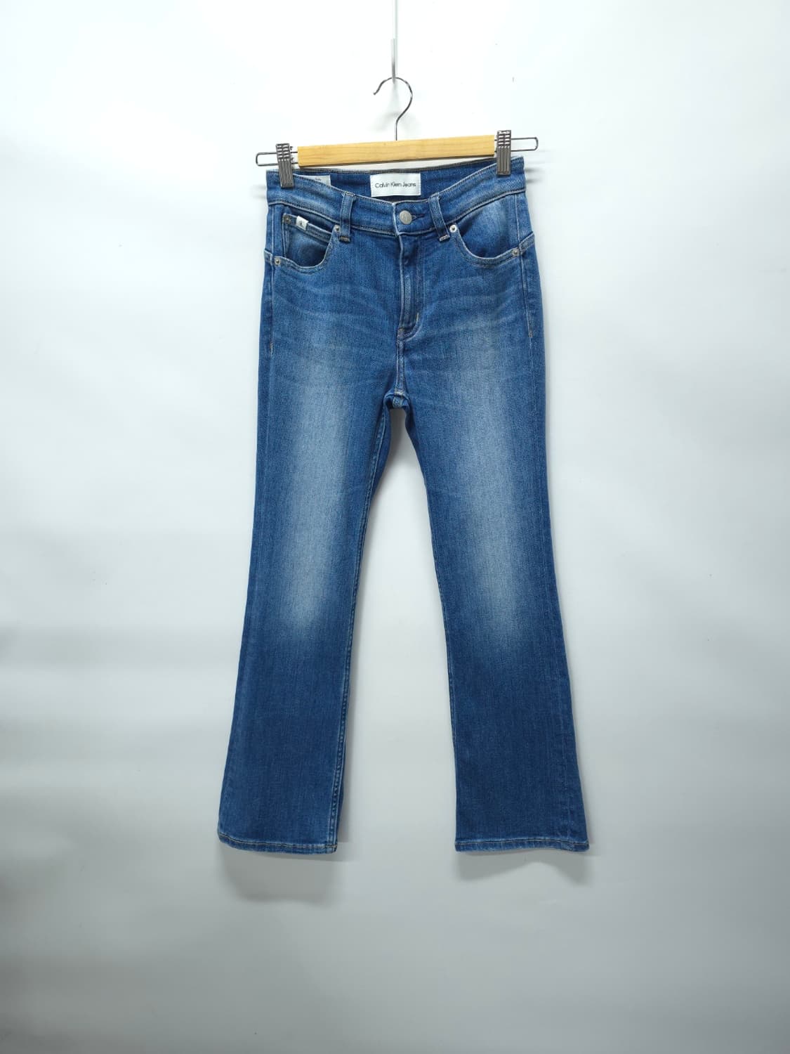 캘빈클라인 여성 하이라이즈 슬림 부츠컷 데님 (24) 상품이미지1