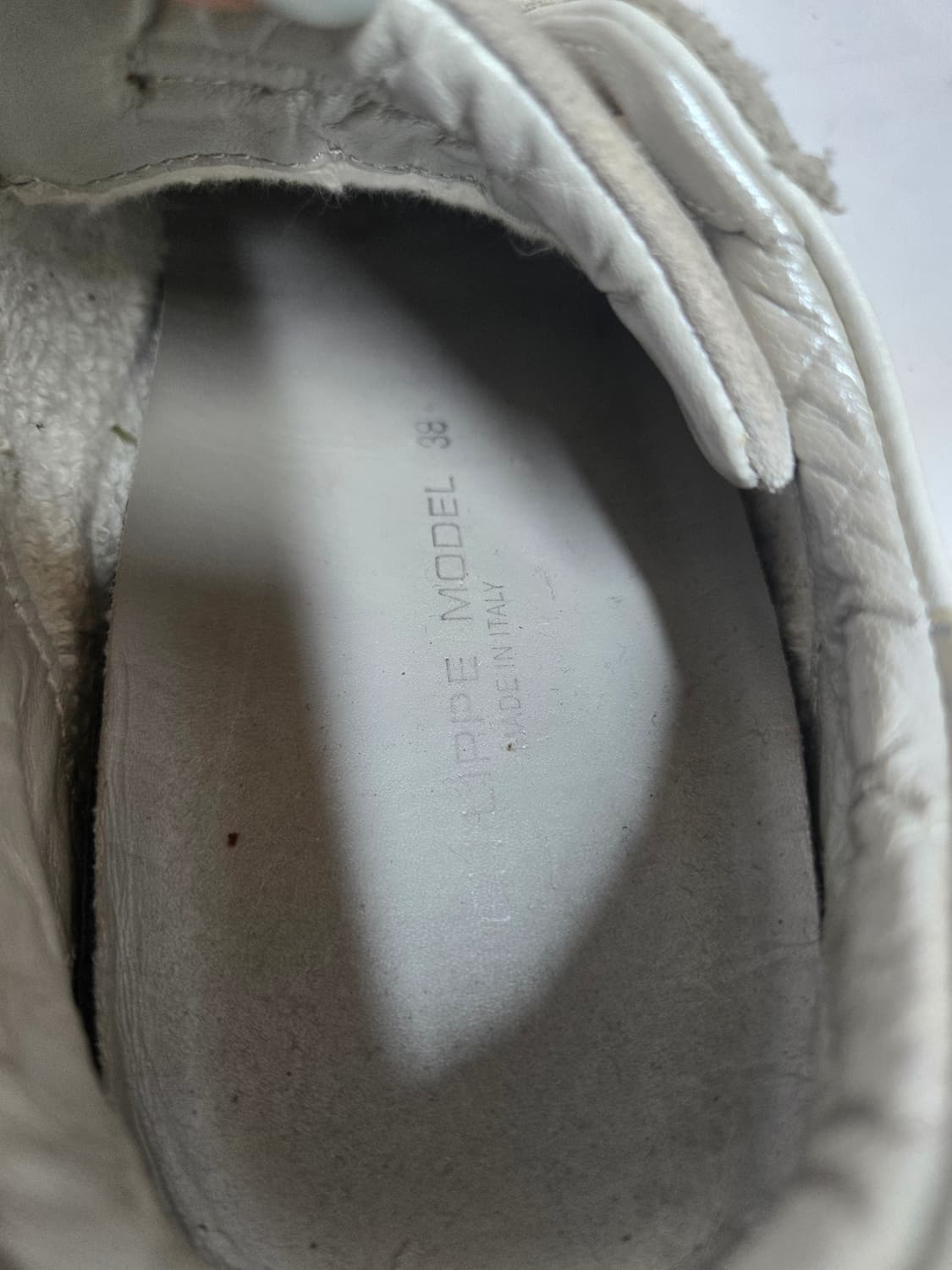 필립모델 화이트 실버 스니커즈 38 상품이미지8