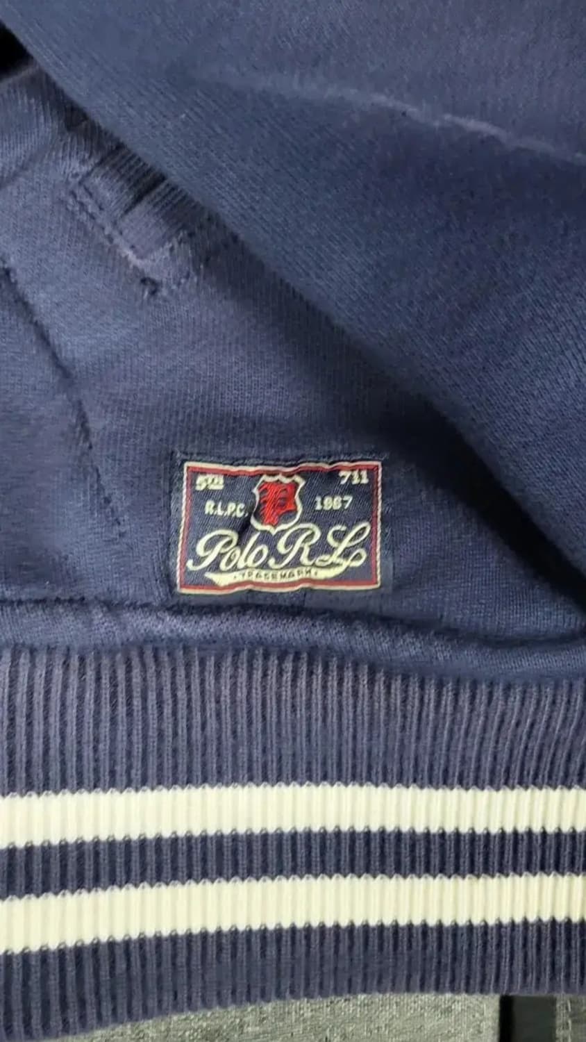 폴로 랄프로렌 불독 바시티 자켓 M 상품이미지4