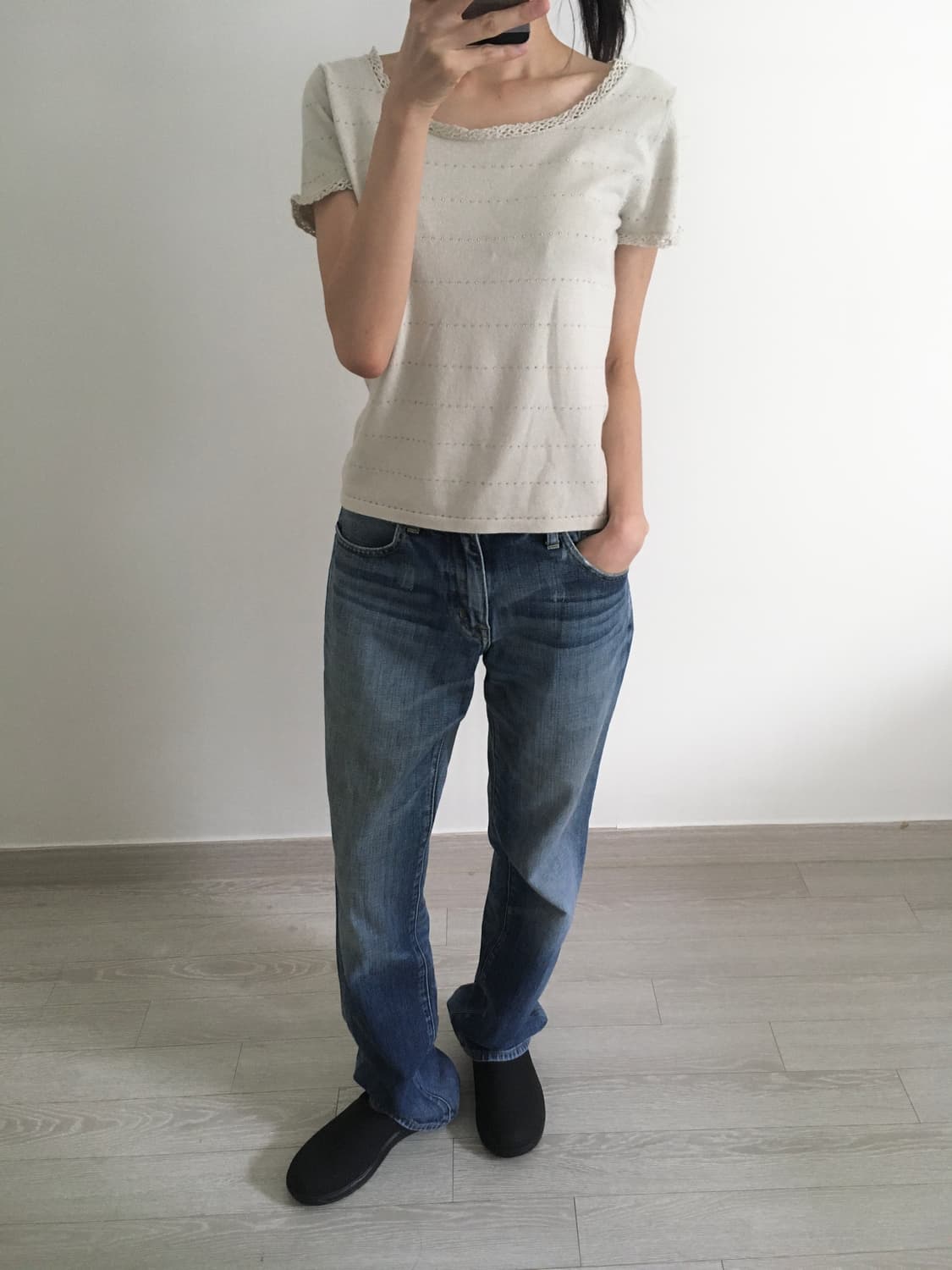 washed denim jeans 상품이미지5