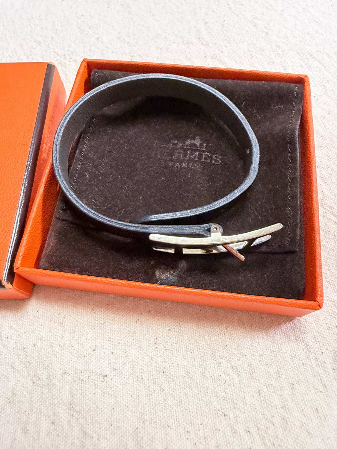 에르메스 가죽팔찌 양면착용가능 상품이미지4