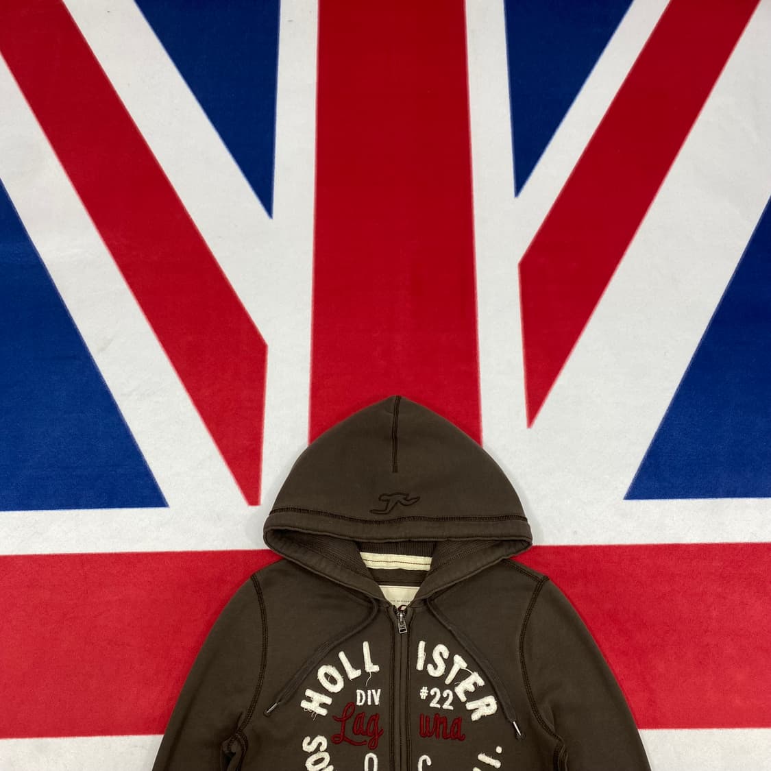 홀리스터 y2k 브라운 투웨이후드집업 여성 S  상품이미지2