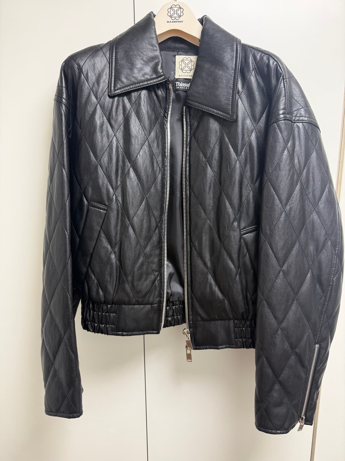 앳코너 가죽 점퍼 상품이미지1