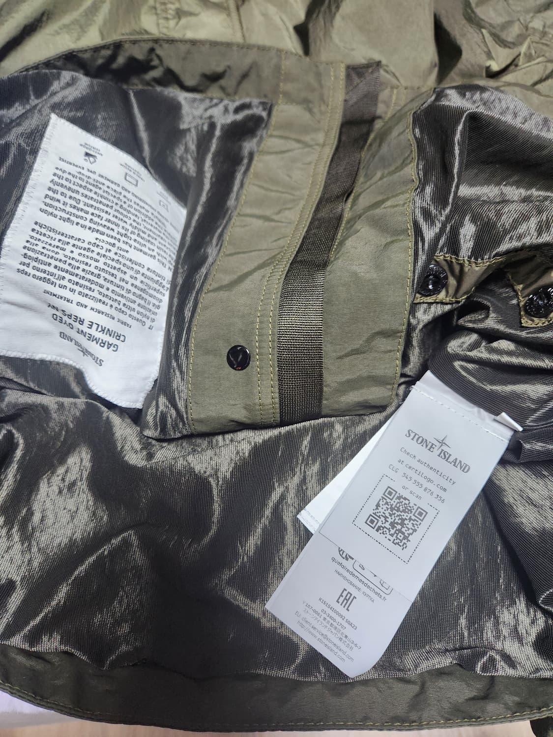 스톤25ss 밀리터리그린 xl 상품이미지3