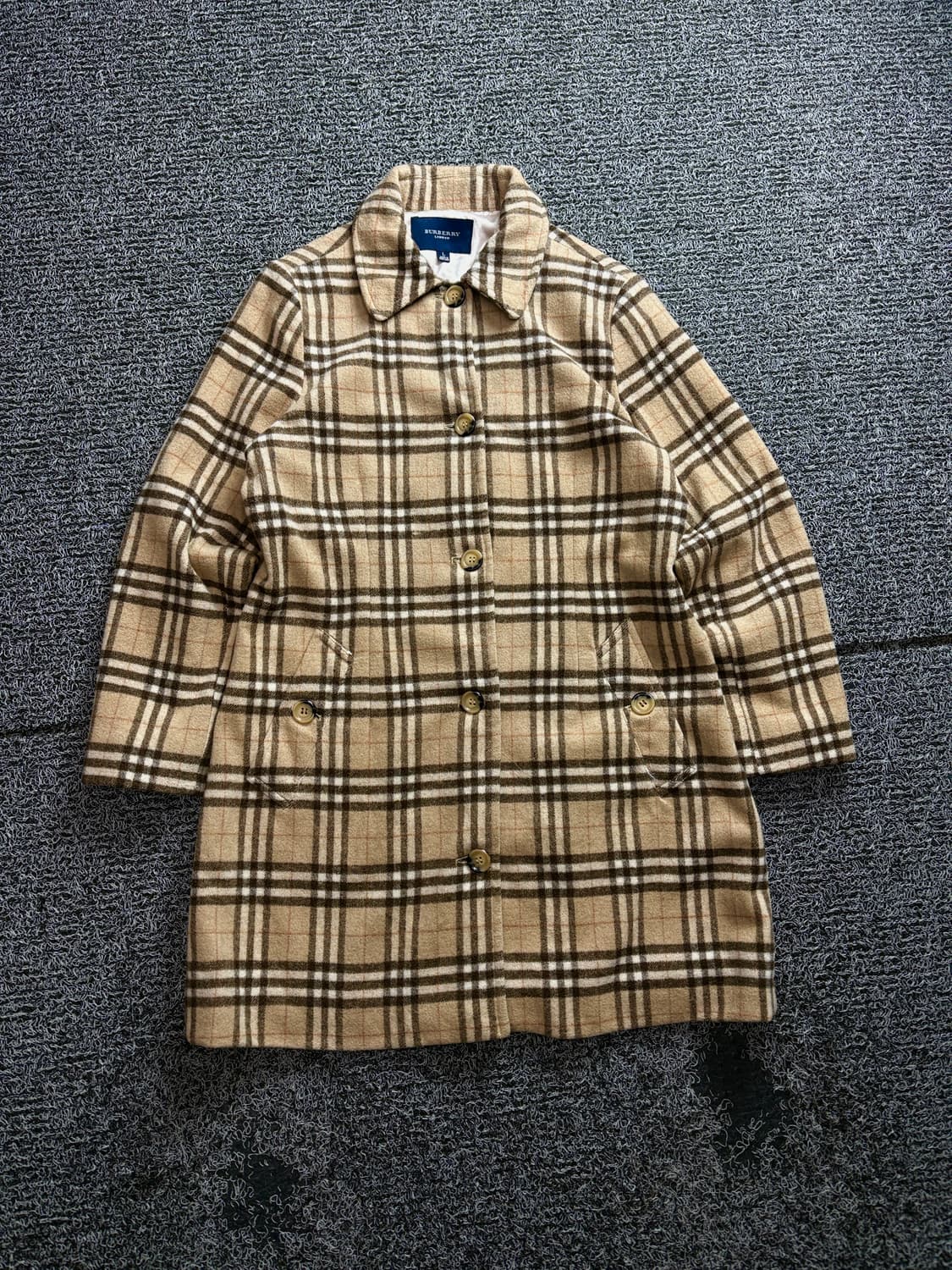 버버리 노바체크 울 싱글 코트 3043 상품이미지2