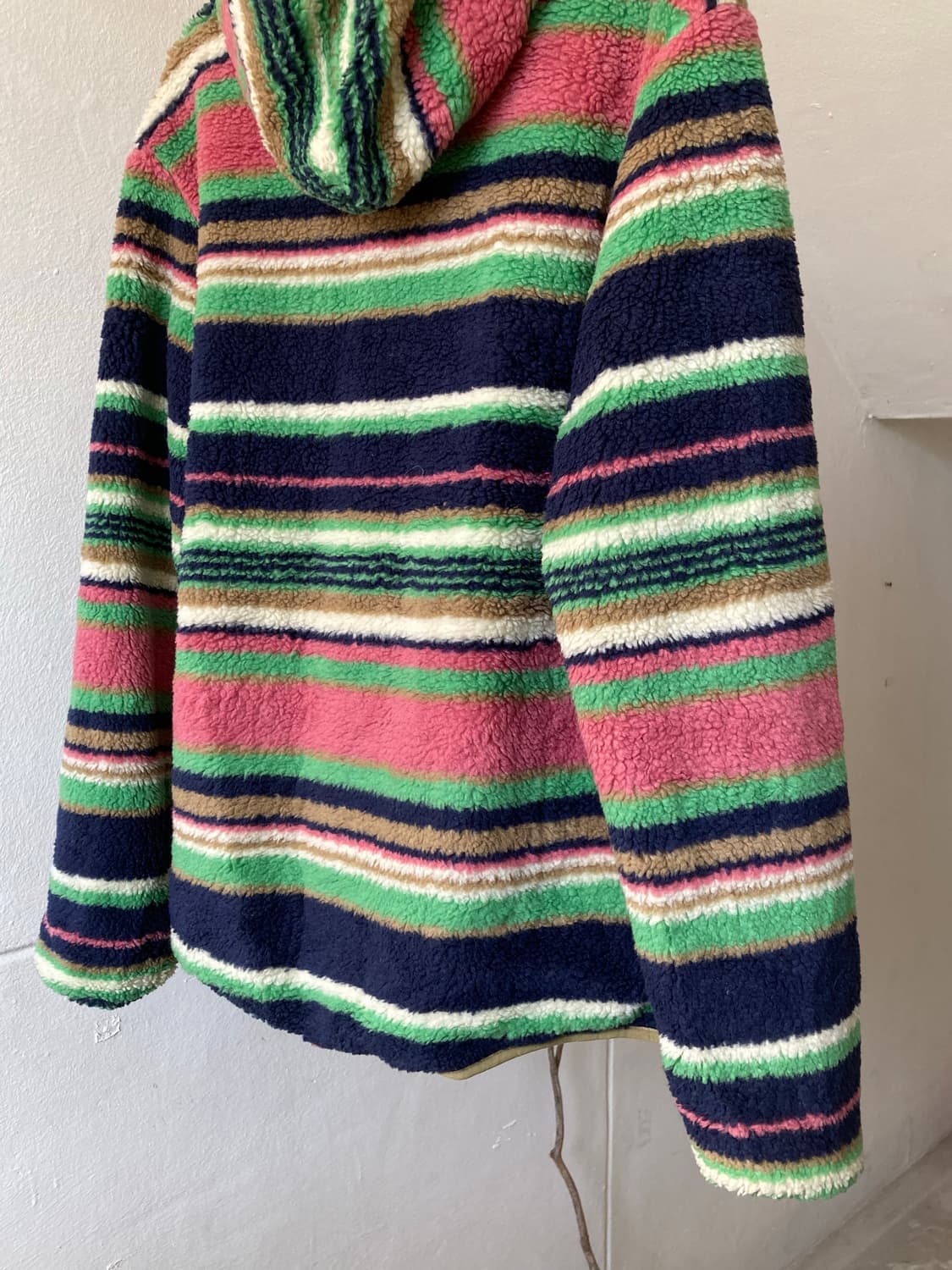 캠핑용 스트라이프 뽀글이 후리스 상품이미지7