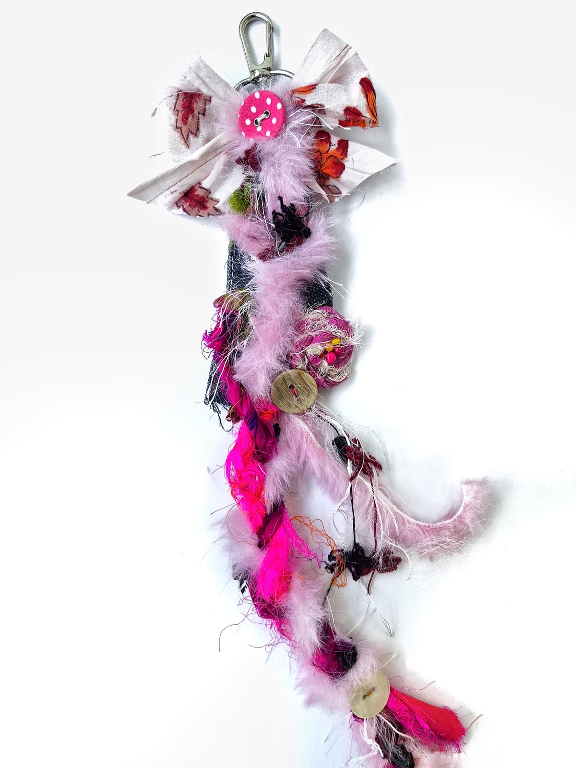 [키링] Vivid Magenta Indian Silk keychan 상품이미지1