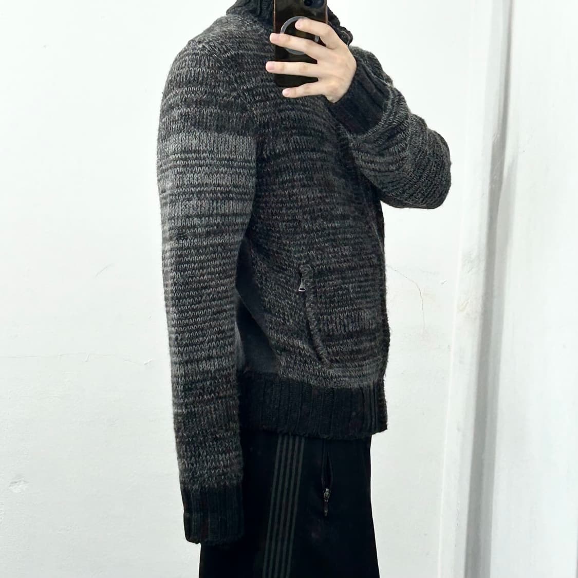 돌체앤가바나 아카이브 알파카 니트 자켓 상품이미지4