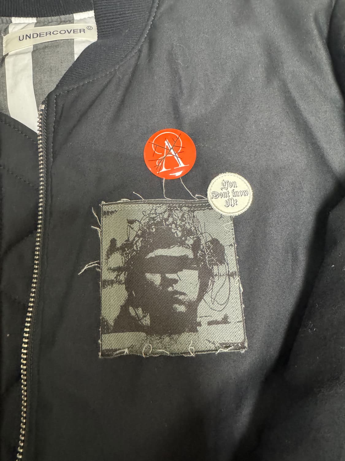 [2] 언더커버 패치 퀼팅 봄버 자켓 상품이미지5