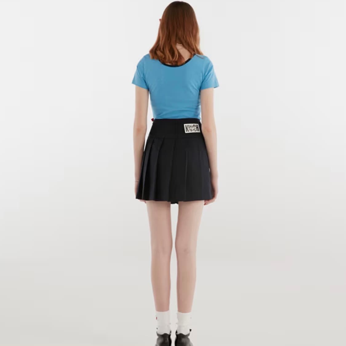 키르시 테니스 스커트 IH 네이비 상품이미지6