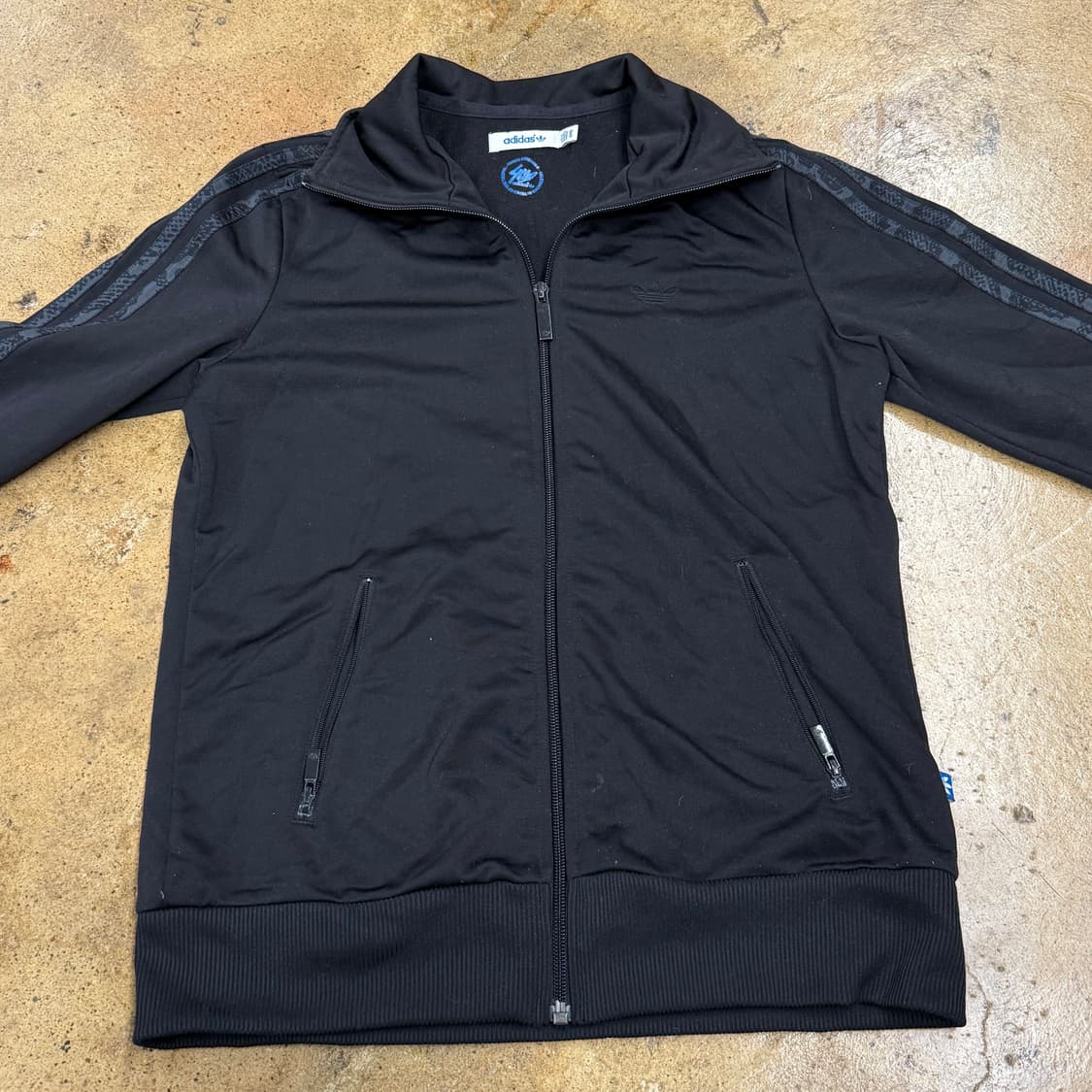 아디다스 뱀피 올블랙 파이어버드 져지 트랙탑 90 상품이미지3