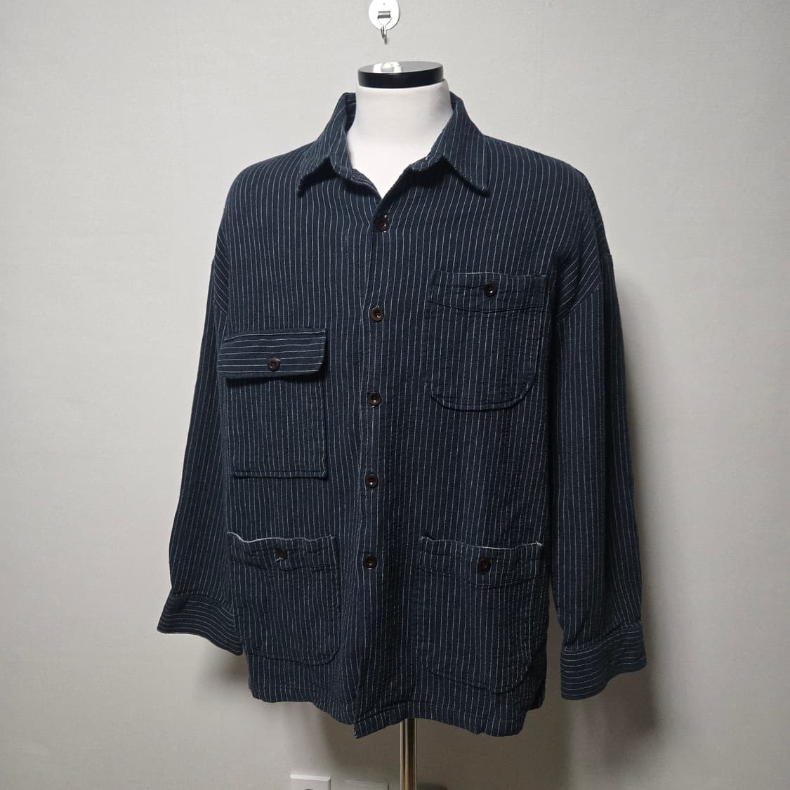 러기드하우스 스트라이프 셔츠 자켓 / 남성 셔츠 / 남성 자켓 상품이미지6