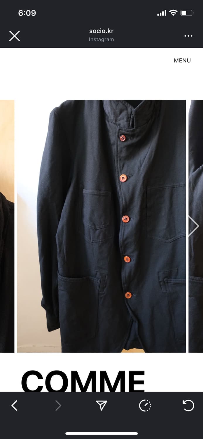꼼데가르송 옴므 플러스 더블 포켓4 블레이저 상품이미지4
