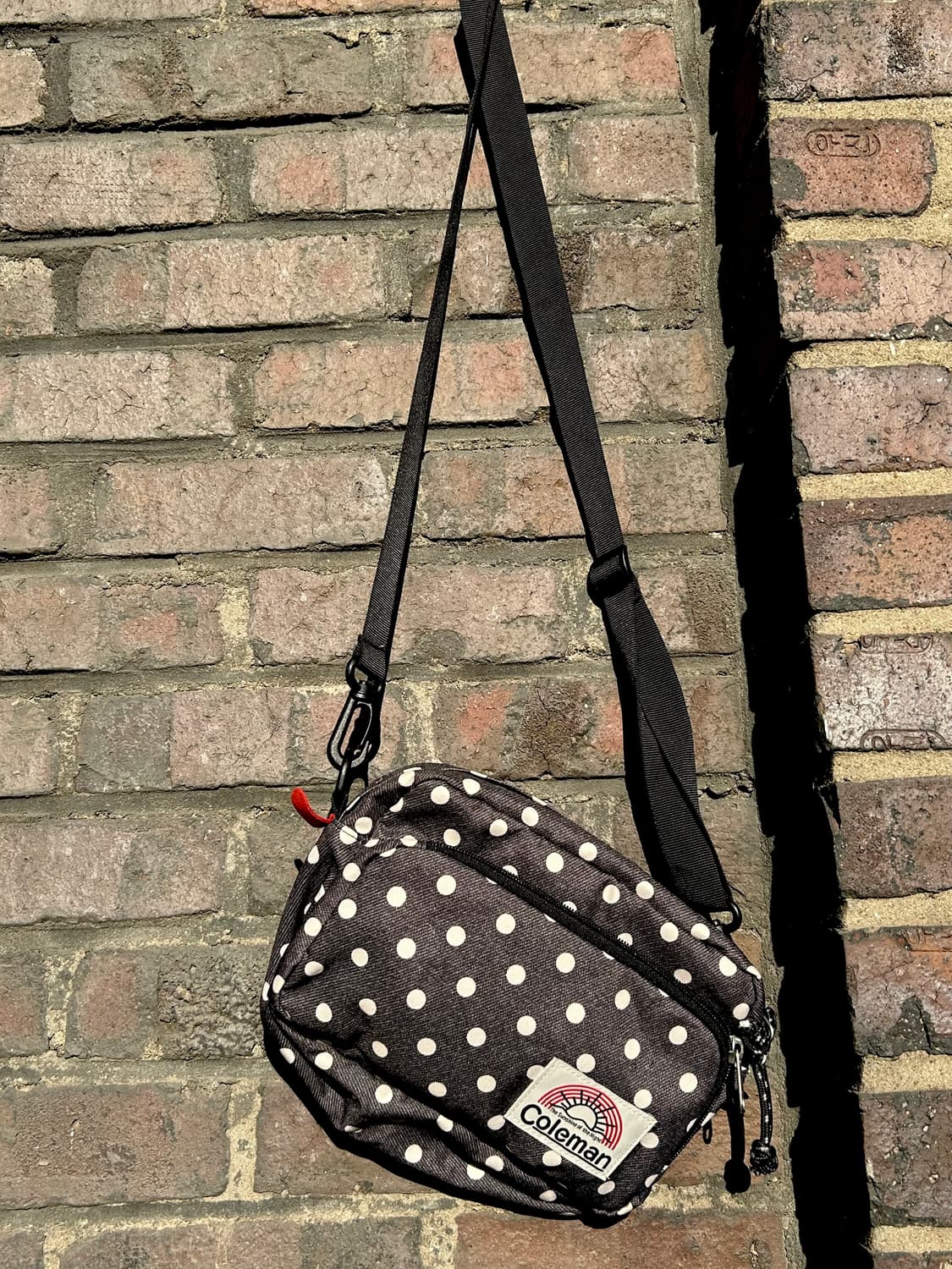 Jpn 2000s 모리걸 coleman 도트 미니 크로스백 상품이미지1