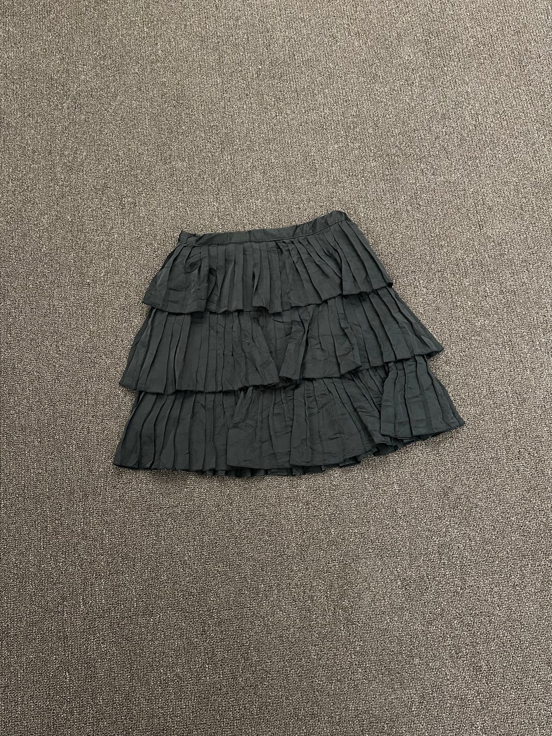 38)Japanese vintage 레이어드 캉캉 플리츠 미니 스커트 상품이미지7