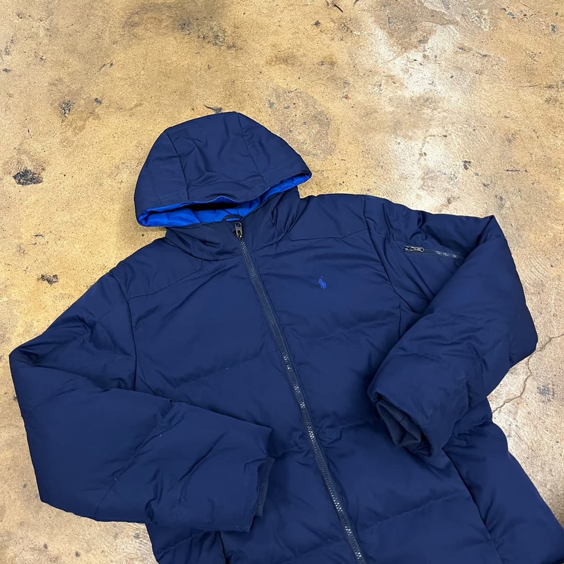 폴로 랄프로렌 네이비 숏 패딩  상품이미지1