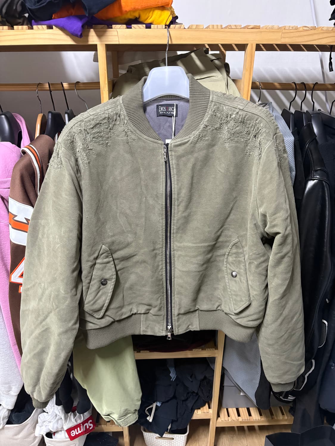 에모스텐스클럽 몰스킨 봄버 상품이미지1