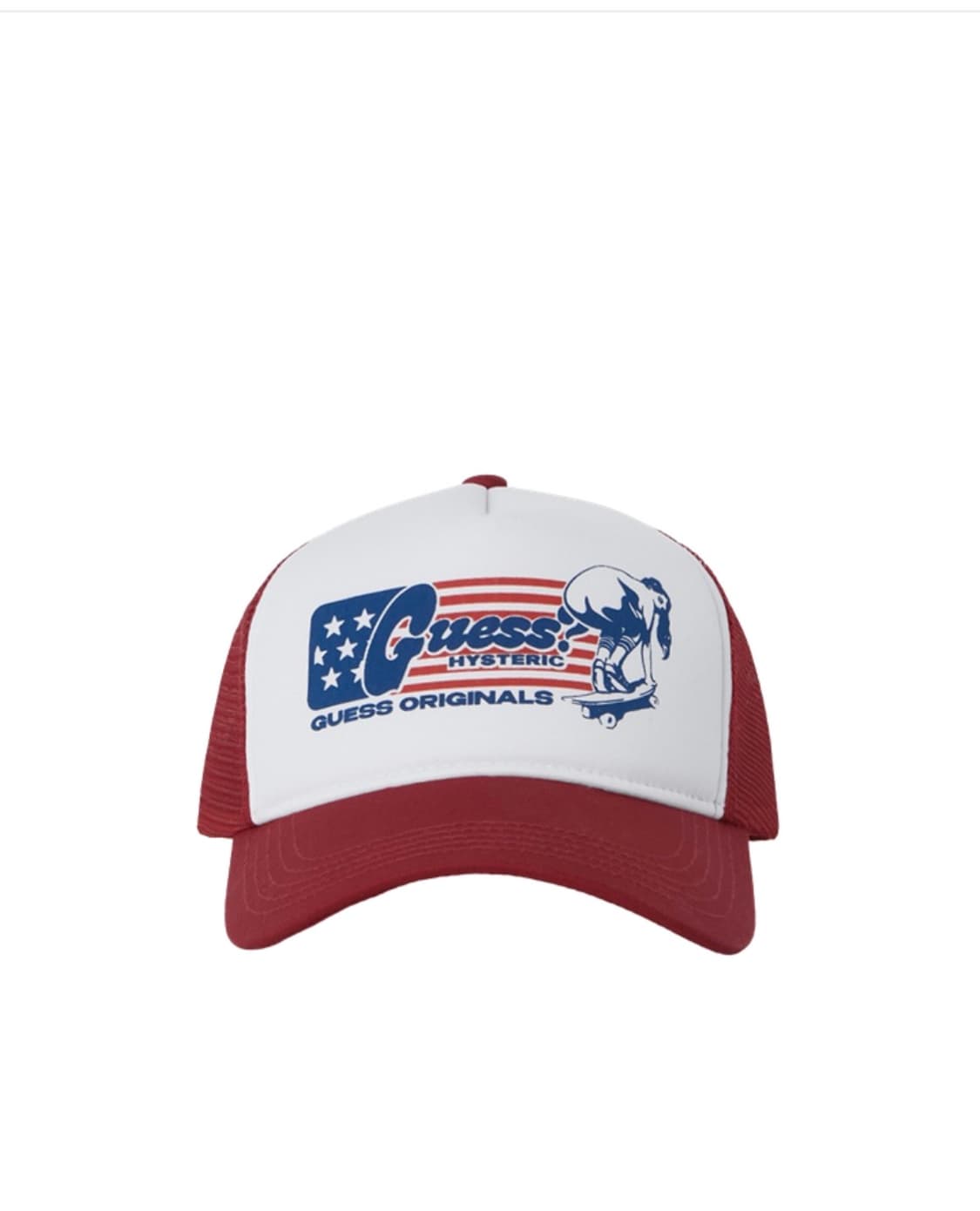 [게스x히스테릭 글래머] 메쉬 볼캡_red 상품이미지1