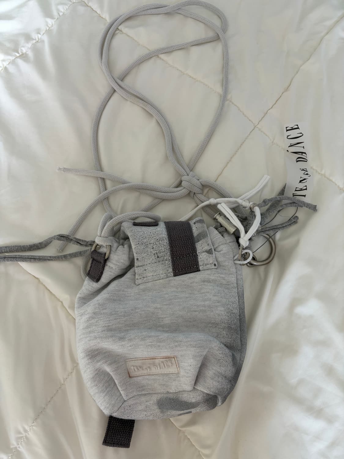 새상품_파히섬(탠스댄스) 져지 미니 백 그레이 상품이미지4