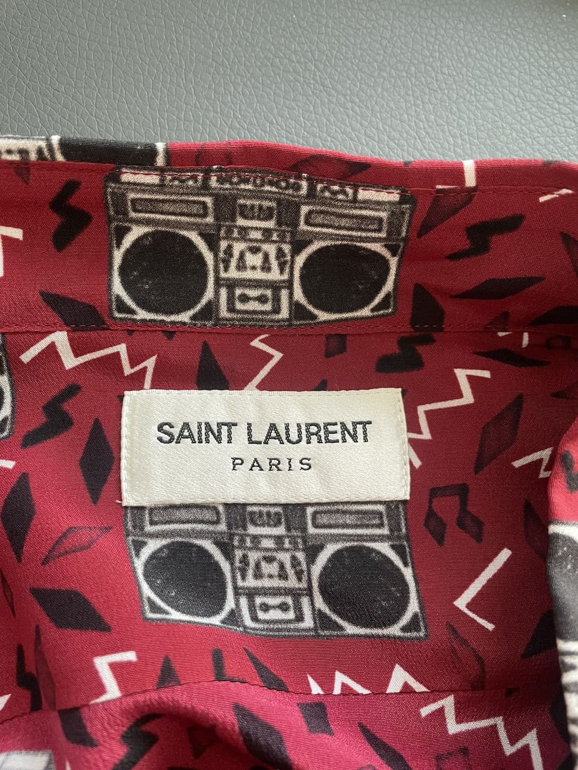 생로랑 19fw 라디오 실크 셔츠 상품이미지4