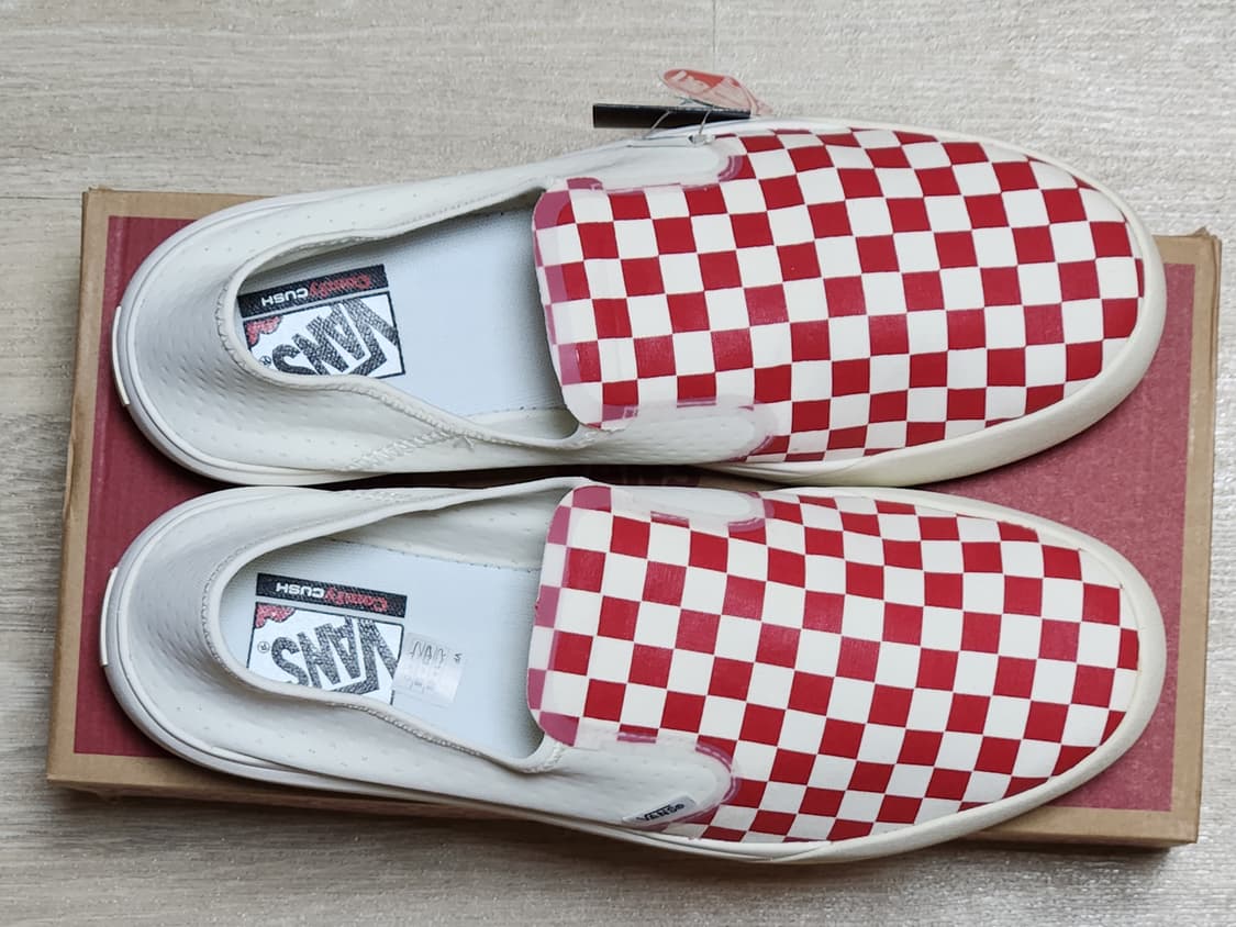 반스 컴피쿠시 원 체커보드 레드 310 상품이미지5