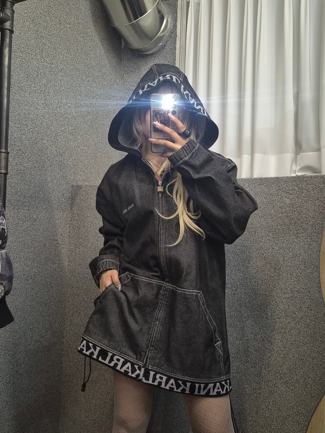 KARL KANI DENIM ZIPUP  상품이미지1