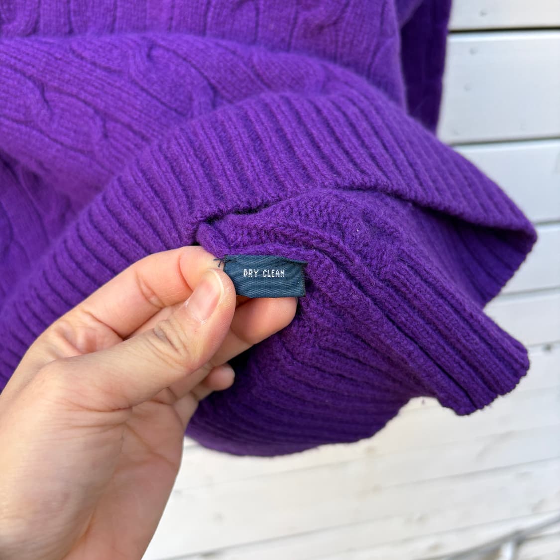 Polo 폴로 울 케이블 꽈배기 니트 상품이미지6