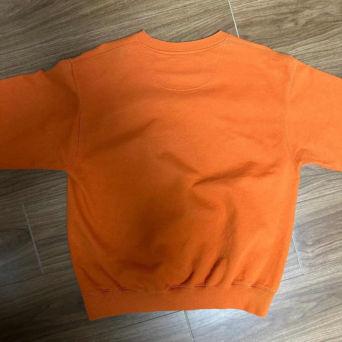빈티지 챔피온 스웻셔츠 맨투맨 오렌지 라지 상품이미지4