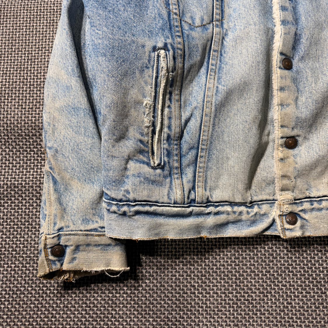 80s USA 리바이스 쉐르파 데님 트러커 (old-8532) 상품이미지3