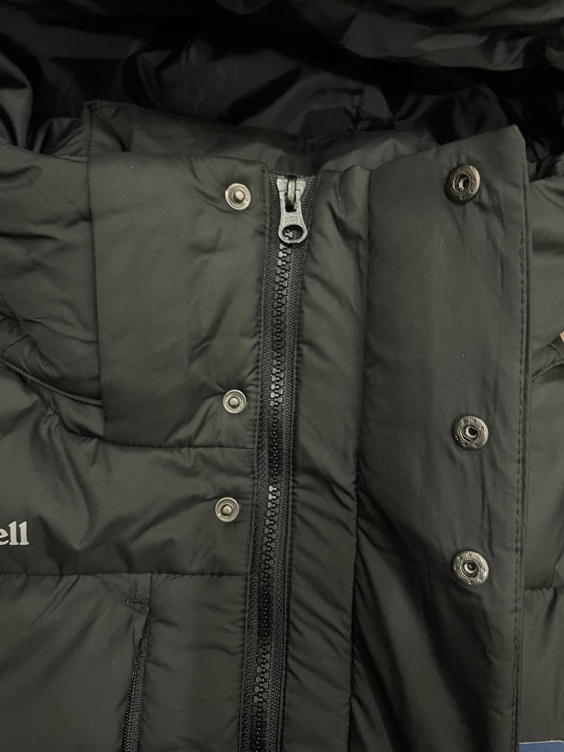 [새상품] 몽벨 덕다운 롱 푸퍼 파카 자켓 롱패딩 블랙 상품이미지8