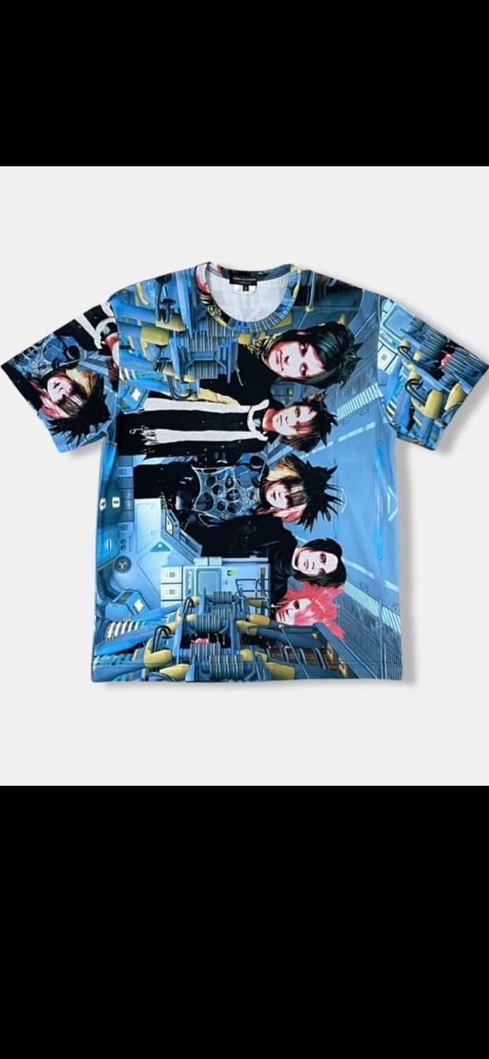 꼼데가르송 옴므플러스 20ss 락밴드 프린팅 티셔츠 상품이미지1