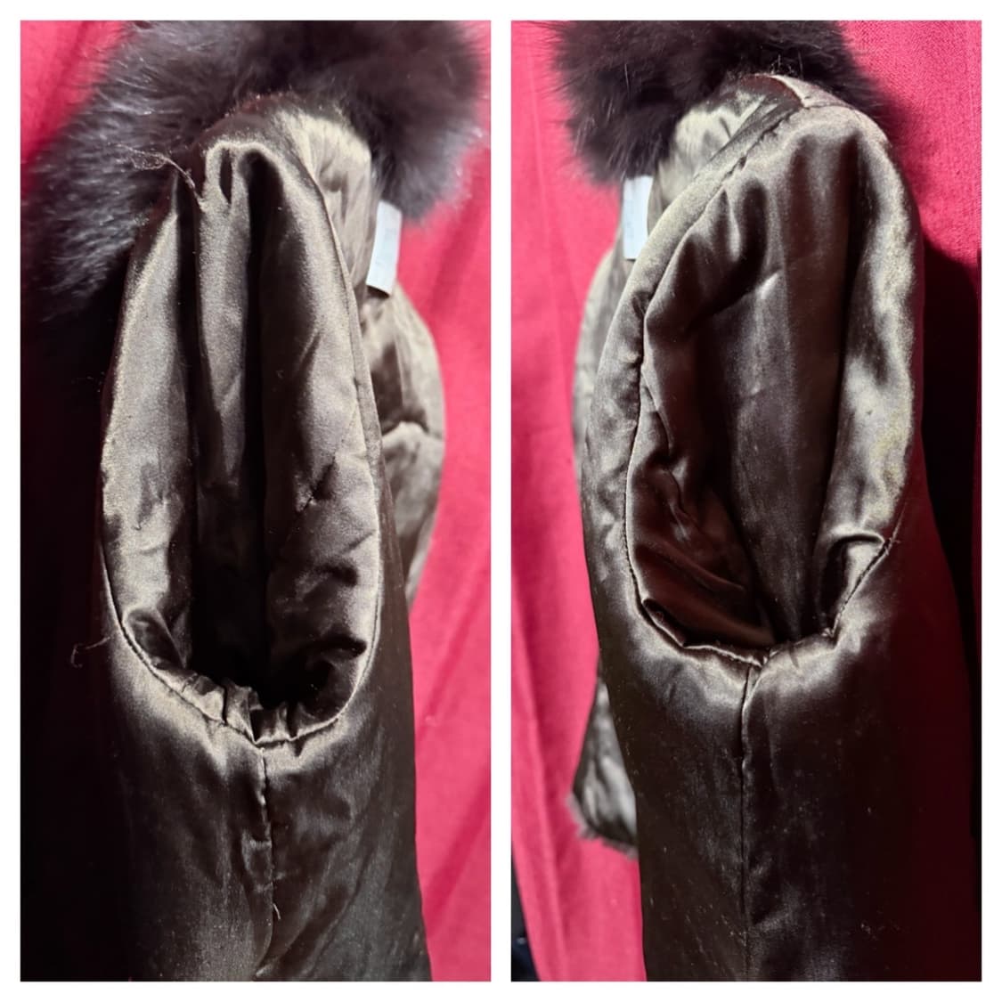 빌리윌리 토끼털 여우털 퍼코트 자켓 상품이미지7