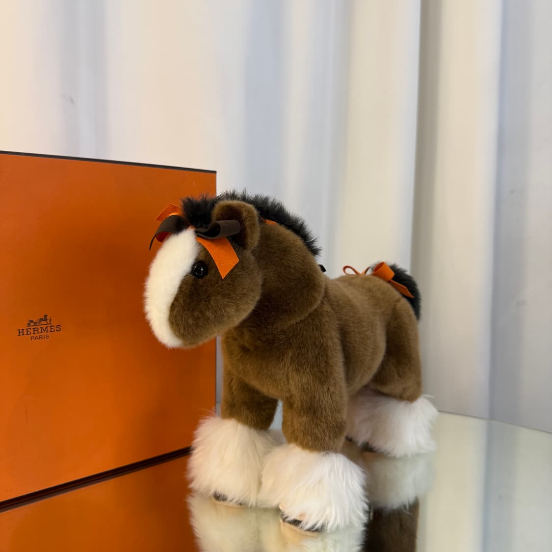 에르메스 엘미 플러시 홀스 말 인형 pm  상품이미지2