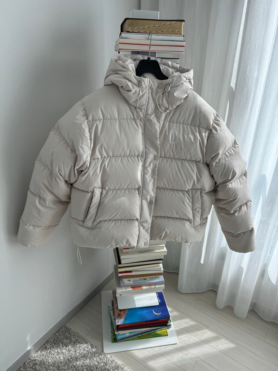 나이키 메트로 써마핏 베이지 패딩m 상품이미지1