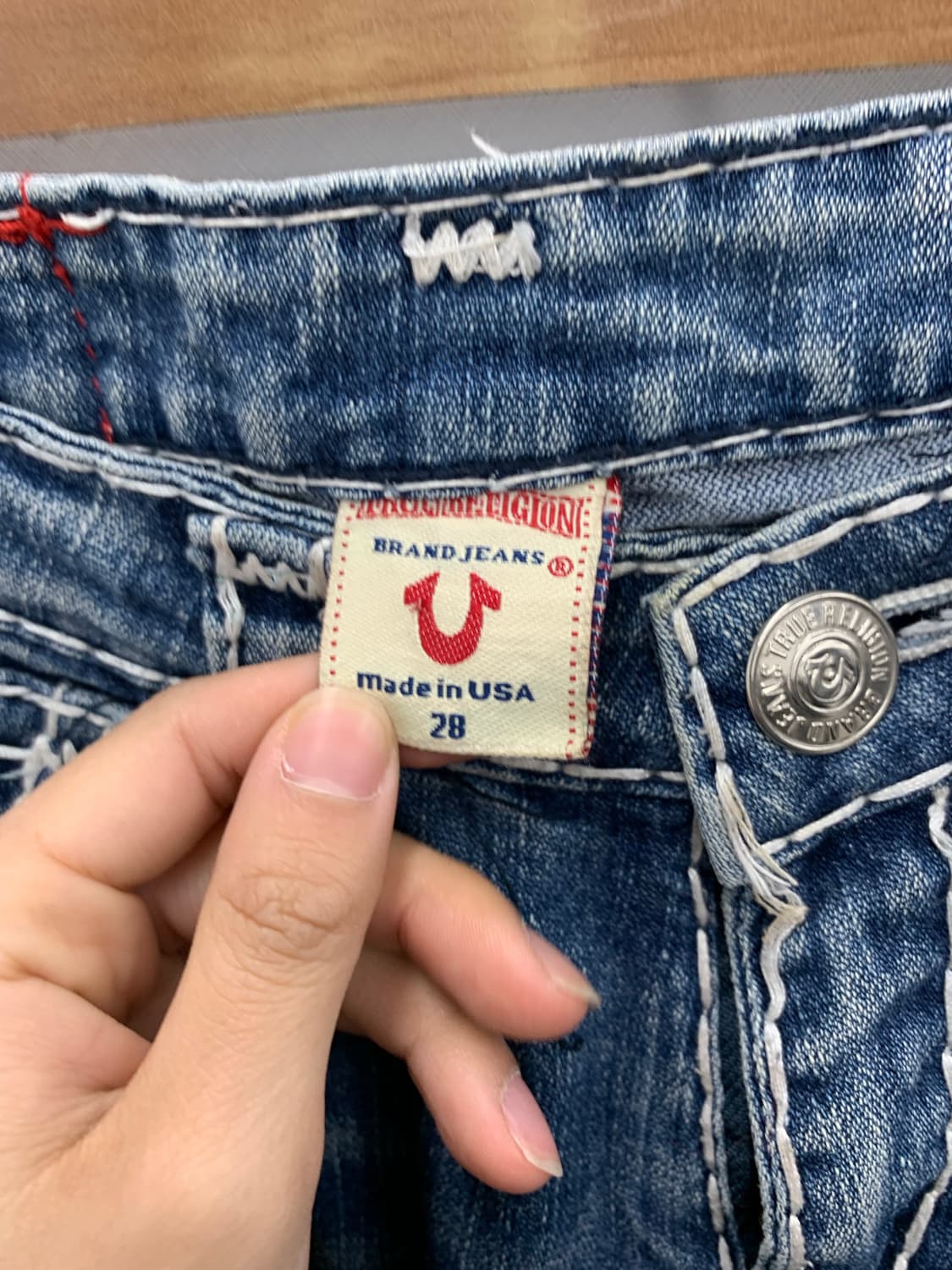 트루릴리전 로우라이즈 데님 상품이미지4