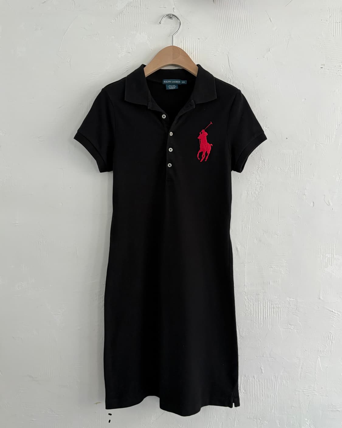 Polo 랄프로렌 우먼 레드빅포니 블랙컬러 PK원피스 상품이미지2