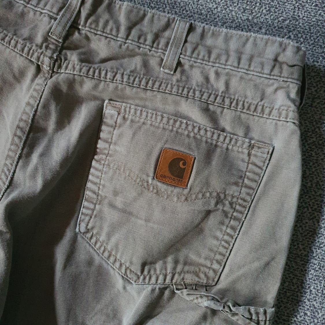 칼하트 B159 루즈 핏 캔버스 카펜터 팬츠 no.73 상품이미지7